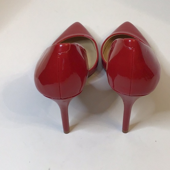 JESSICA SIMPSON WOMEN STUNNING RED PATENT POINTY TOE HEEL SZ 9M - Picture 3 of 12